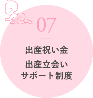 出産祝い金出産立会いサポート制度